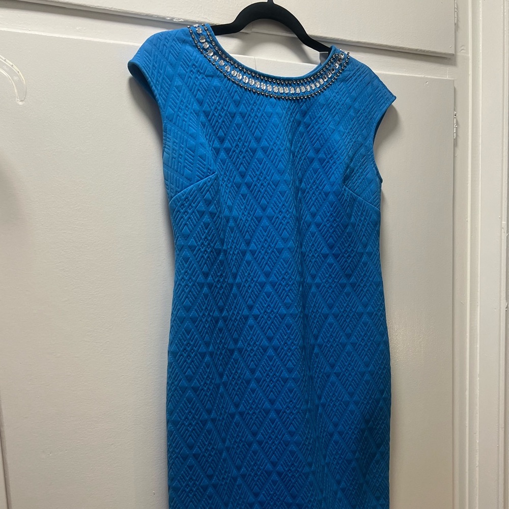 Cobalt blue Donna Morgan dress